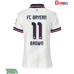 Bayern Munich Nathaniel Brown #11 Replika Udebanetrøje Dame 2026-27 Kortærmet
